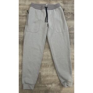 Lucy Jogger Pants Women's Small S Gray Mid Rise‎ Pull On 27.5" Inseam